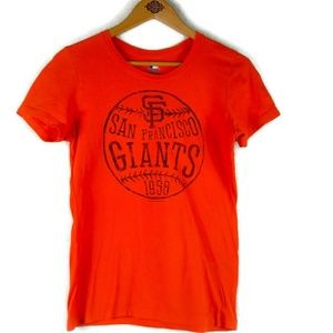 San Francisco Giants Women's Tee Orange Black